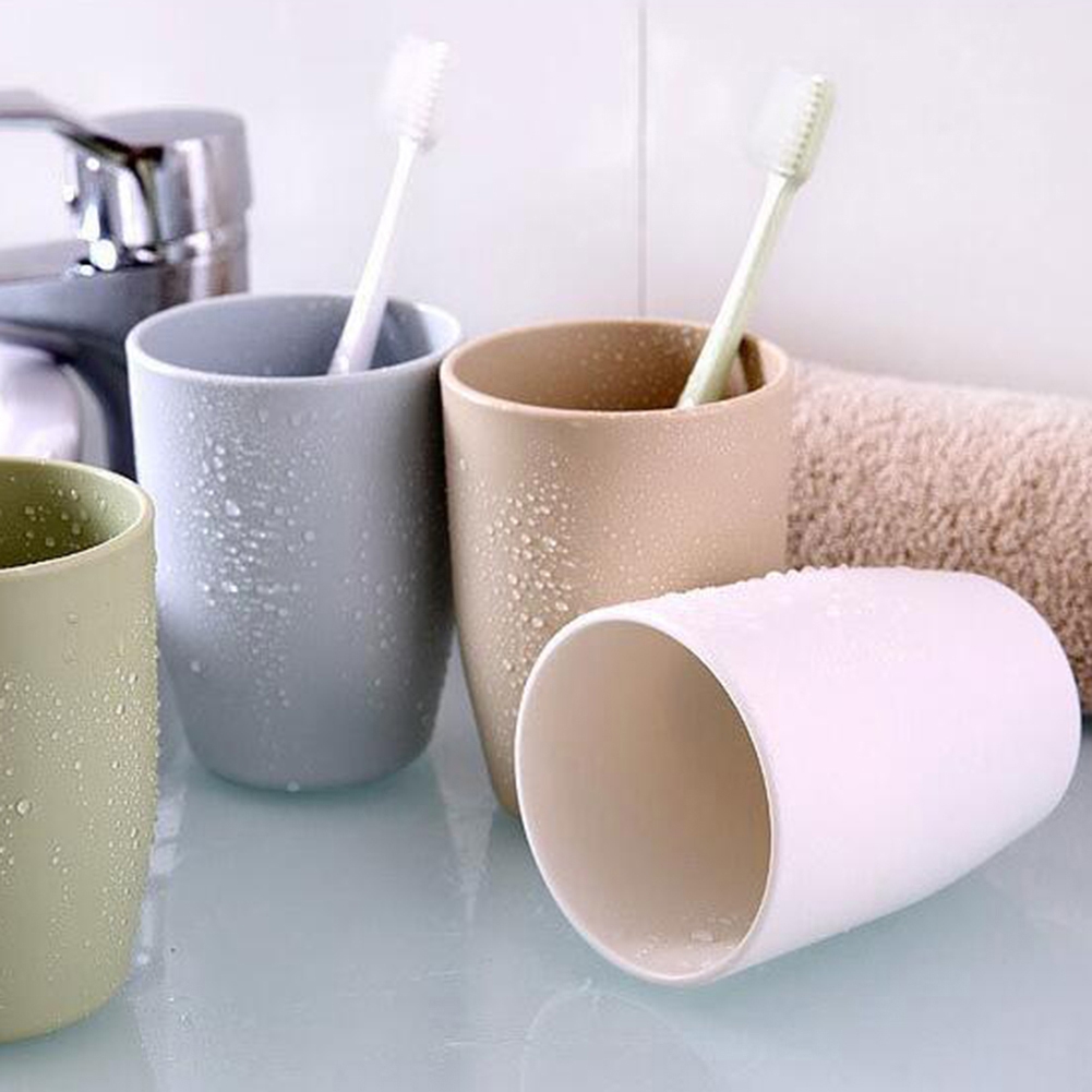 jiaroswwei 350ml Plastic Wash Cup Travel Coffee Tea Water Mug Outdoor Travel Drinkware